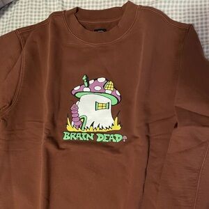 Brain Dead mushroom fairy crewneck